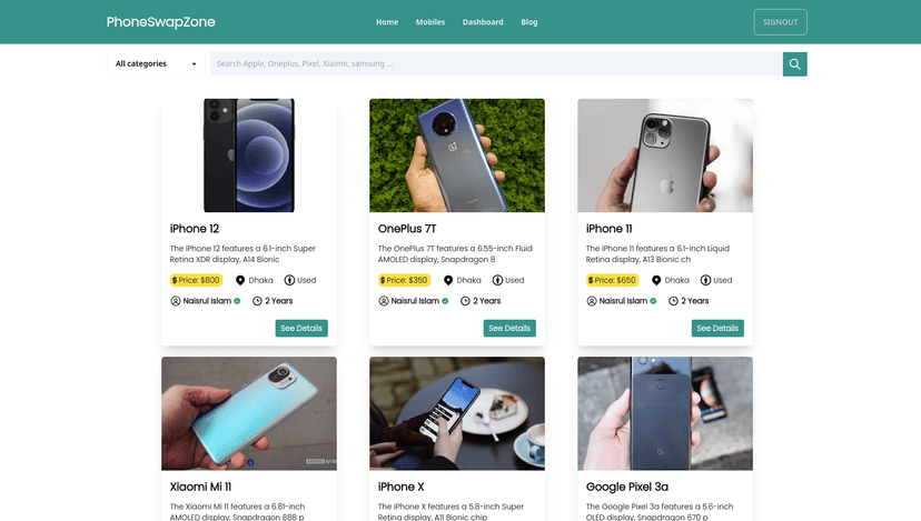 PhoneSwapZone - Preview